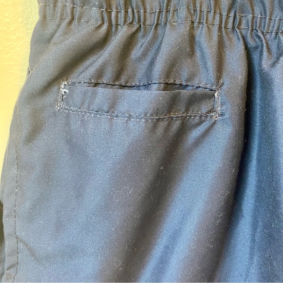 CHARLESTON THREADS Swim Trunks Flamingo Navy Blue Novelty NWT - Picture 7 of 11